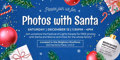 Free Photos with Santa in Brighton | Holiday Fun & Family Activities