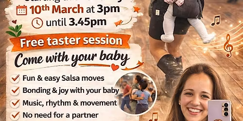 Salsa with baby