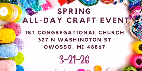 Spring All Day Craft Event