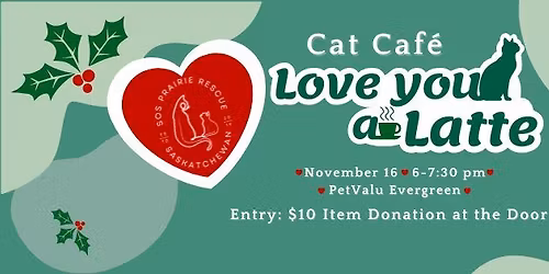 Cat Cafe with SOS Prairie Rescue