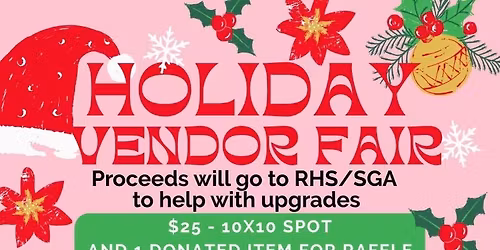 RHS Holiday vendor fair 