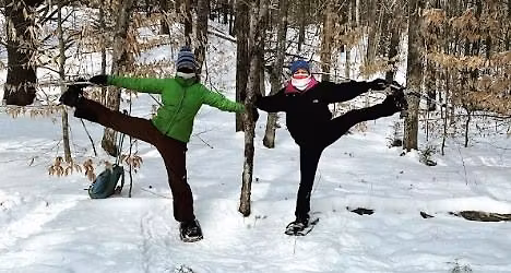 Snowshoe Yoga