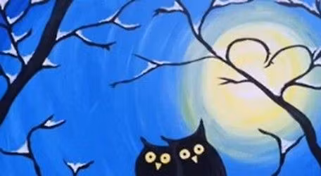 Paint Nite: Winter Owls