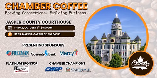 Chamber Coffee - Hosted by: Jasper County Courthouse