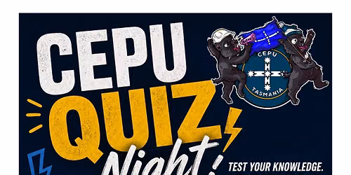 CEPU Tasmania Quiz Night 2026