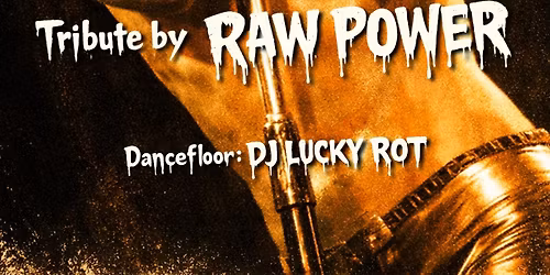 Iggy Pop & The Stooges tribute by RAW POWER