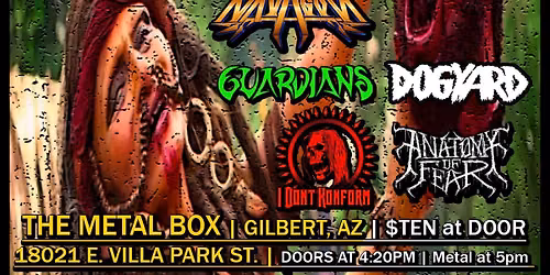 HEADHUNTER! NAVAGON, GUARDIANS, DOGYARD, ANATOMY OF FEAR, I DON'T KONFORM | THE METALBOX | GILBERTAZ