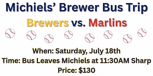 BREWER BUS TRIP!!