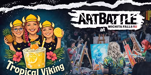 Tropical Viking at Art Battle Wichita Falls
