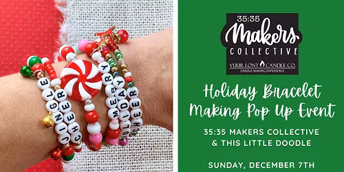 Holiday Bracelet Making Pop Up Event with This Little Doodle