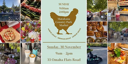 November: Matakana Sunday Market