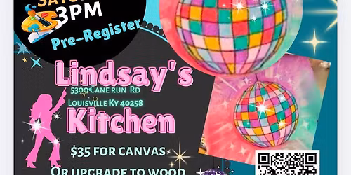 Lindsay\u2019s Kitchen Disco Ball Paint Party