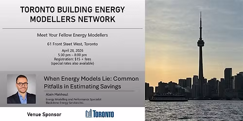 Toronto Building Energy Modellers Networking Event - April 2026
