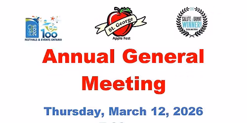 St. George Apple Fest Annual General Meeting