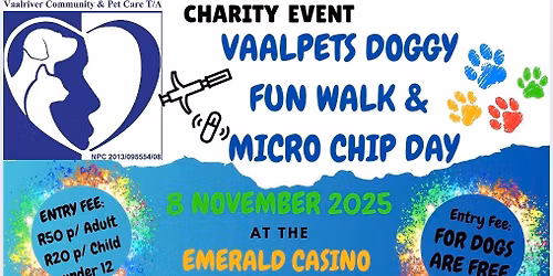 VAALPETS DOGGY FUN WALK & MICRO CHIP DAY 