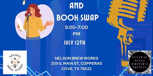 Open Mic and Book Swap in Copperas Cove Hosted by CTWS