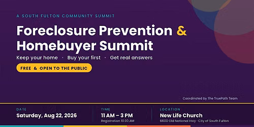 Foreclosure Prevention & Homebuyer Summit \u2014 Free Community Event