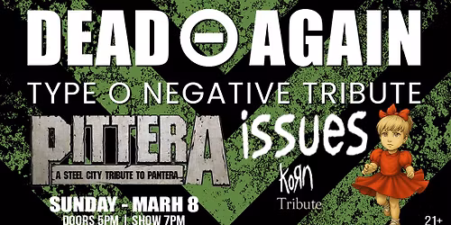 Type O Negative, Korn & Pantera Tributes Unite \u2014 Live at Jergel\u2019s
