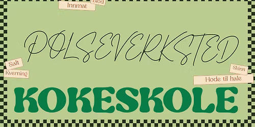 P\u00f8lseverksted med G\u00e5rdskokken og Sauebonden Erik