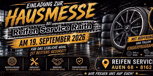Hausmesse 2026 Reifen Service Raith