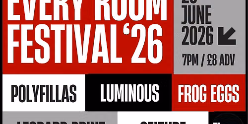 Every Room Festival - 12 Bands \/ 4 Rooms - at The Bunker