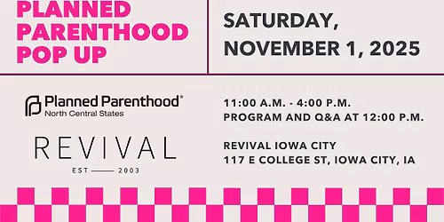 Planned Parenthood Pop Up Event