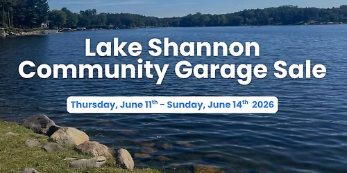 Lake Shannon Community 2026 Garage Sale