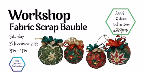 Fabric Scrap Bauble
