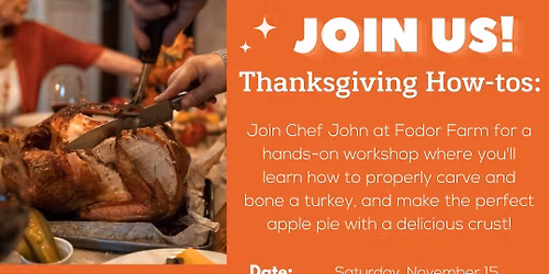 Thanksgiving 'How-to's' 