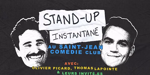 Stand-Up Instantan\u00e9 au Saint-Jean Com\u00e9die Club - 24 septembre 2026