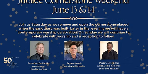Jubilee Cornerstone Weekend