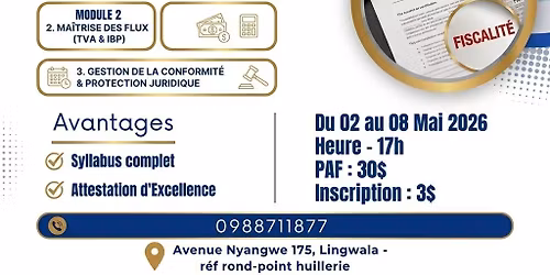 Formation en fiscalit\u00e9 des entreprises 