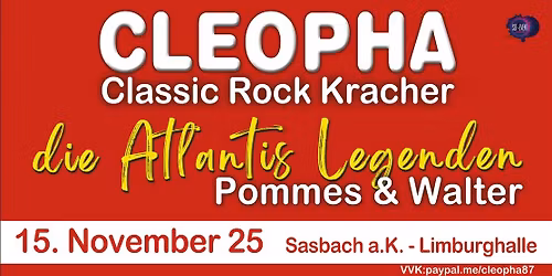 Cleopha Classic Rock Kracher in Sasbach am Kaiserstuhl