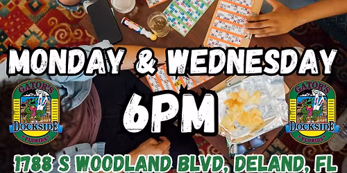 Family Bingo Night @ Gator's Dockside of DeLand