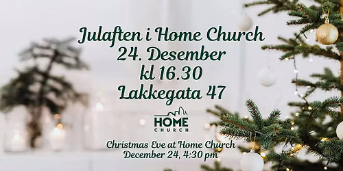 Julaftenfeiring i Home Church