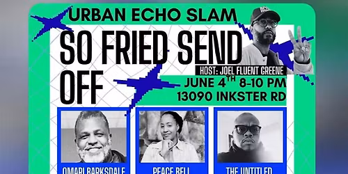 URBAN ECHO POETRY SLAM TEAM  SEND-OFF EVENT
