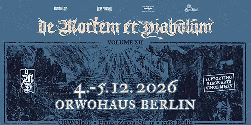 De Mortem Et Diabolum XII - 2026