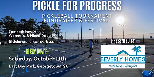 Pickle For Progress Pickleball Tournament, Presented by Beverly Homes
