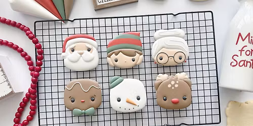 Santa and Crew @K&B Cake and Candy Supplies