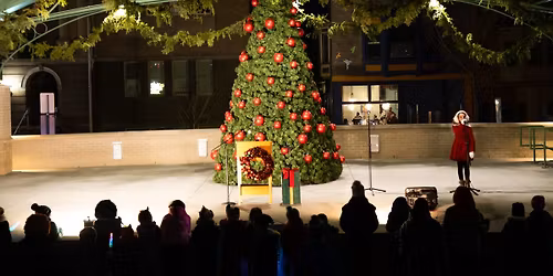 Lighting the Jingle Tree