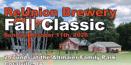 ReUnion Brewery Fall Classic 2026