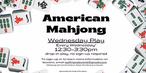 American Mahjong: Wednesday Play