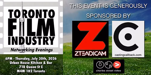 JULY  Toronto Film and TV Industry Networking & Social