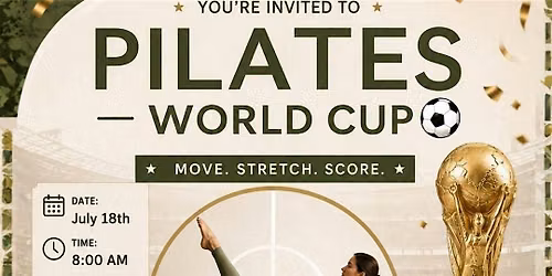 Pilates in The Patio World Cup Edition