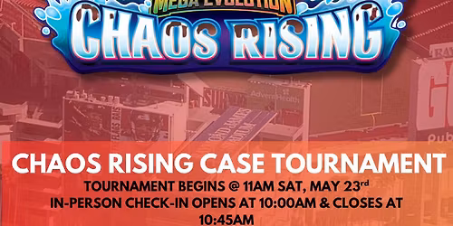 Pokemon Chaos Rising - Case Tournament!