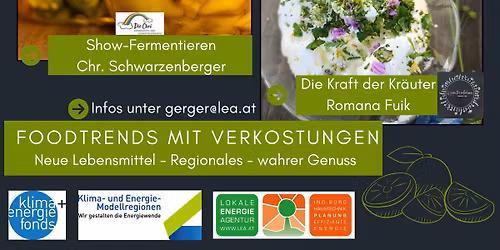 Taste the future - Lebensmitteltrends mit Verkostungen - Zehnerhaus
