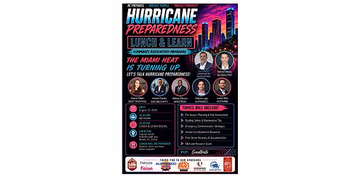Brickell Hurricane Preparedness Lunch & Learn