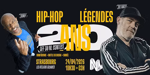 Hip Hop L\u00e9gendes avec Sidney et Dee Nasty