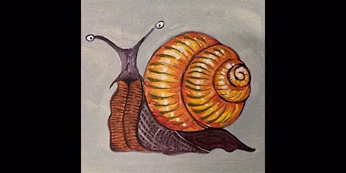Whimsical Snail Painting | Brenda Dwyer, instructor