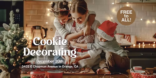 Orange, CA - FREE Cookie Decorating